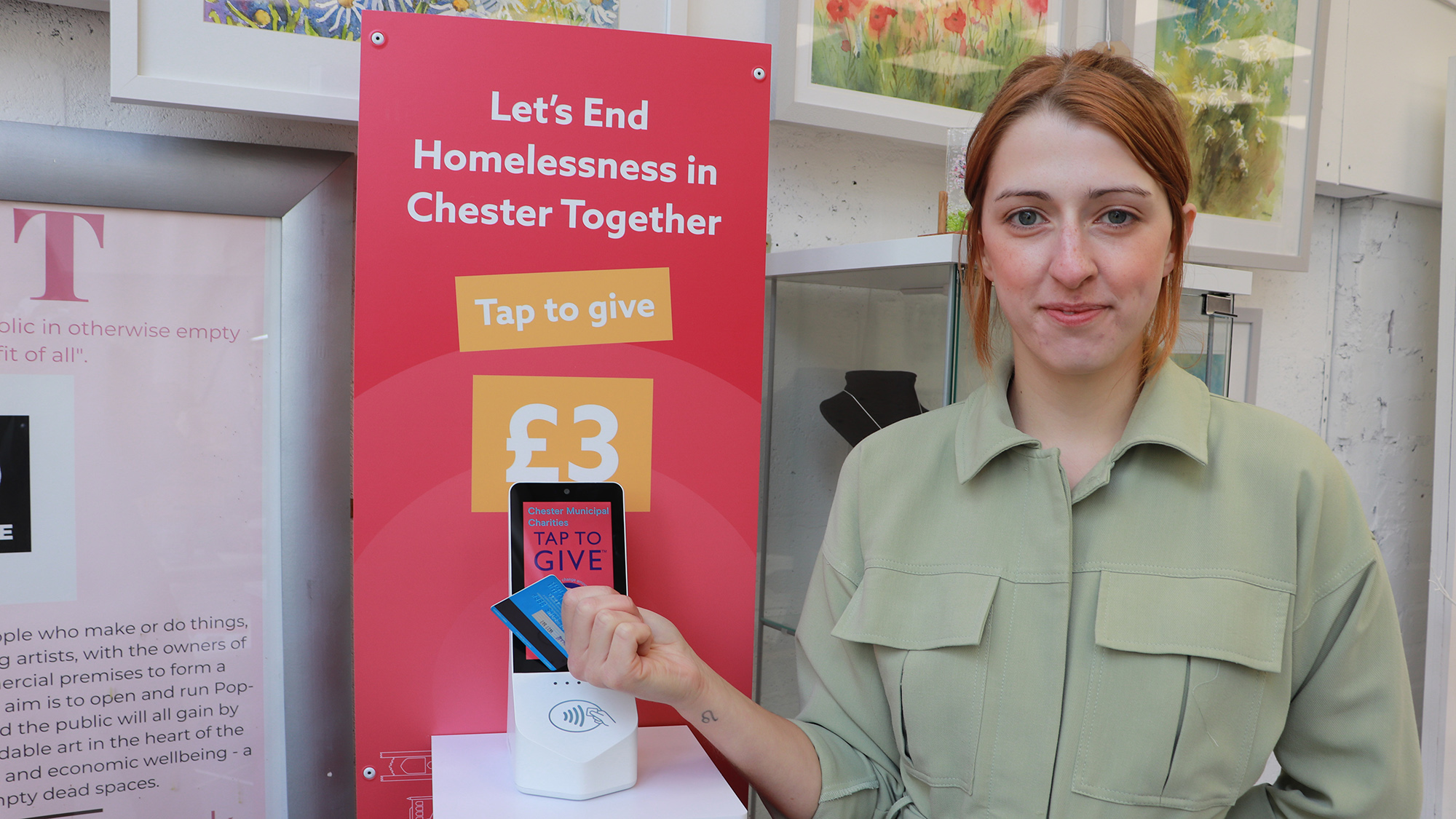 Chester Charities launch Tap-to-Donate Scheme to Help End Homelessness