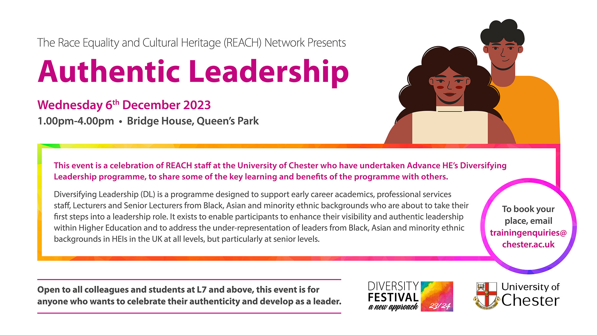 The Race Equality and Cultural Heritage (REACH) Network Presents: Authentic Leadership
