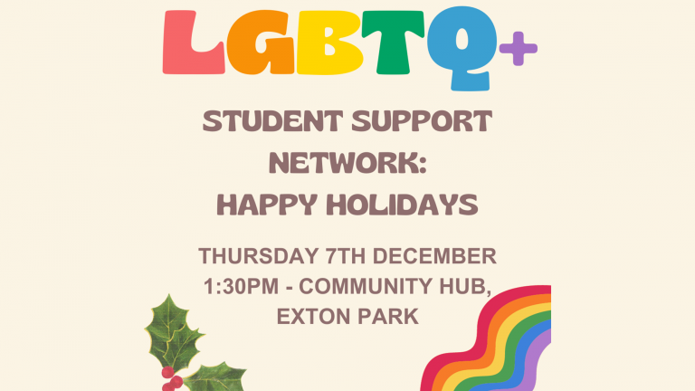 LGBTQ+ Student Support Network: Happy Holidays
