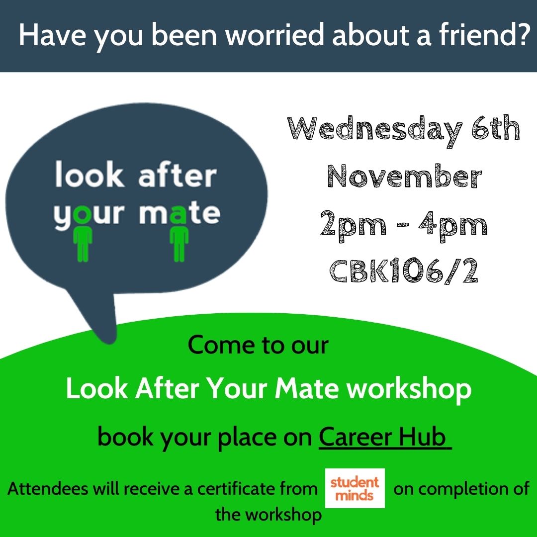 Wellbeing session: Look after your Mate