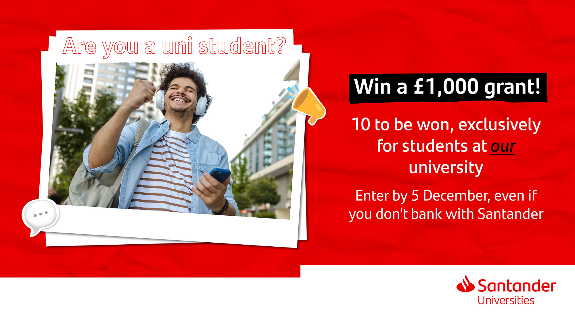 Santander Brighter Futures Grants – win £1000