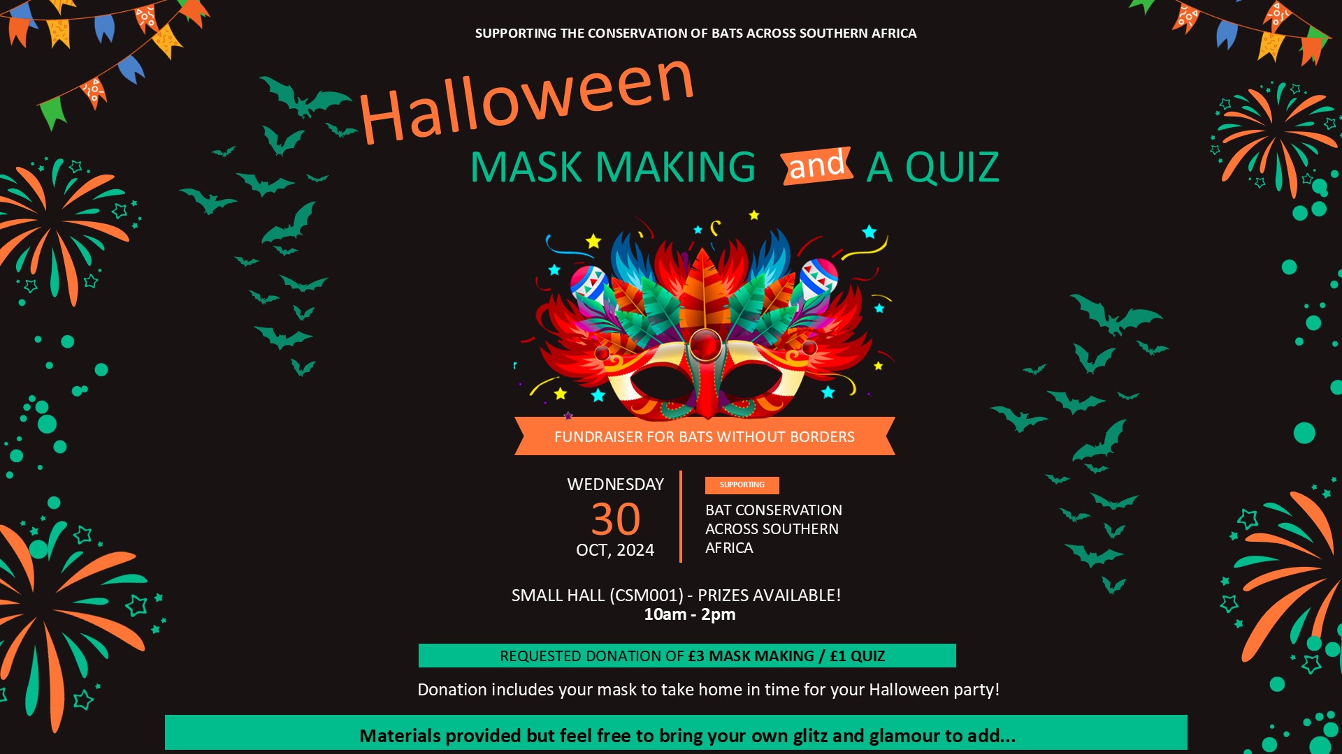 Halloween mask making and quiz