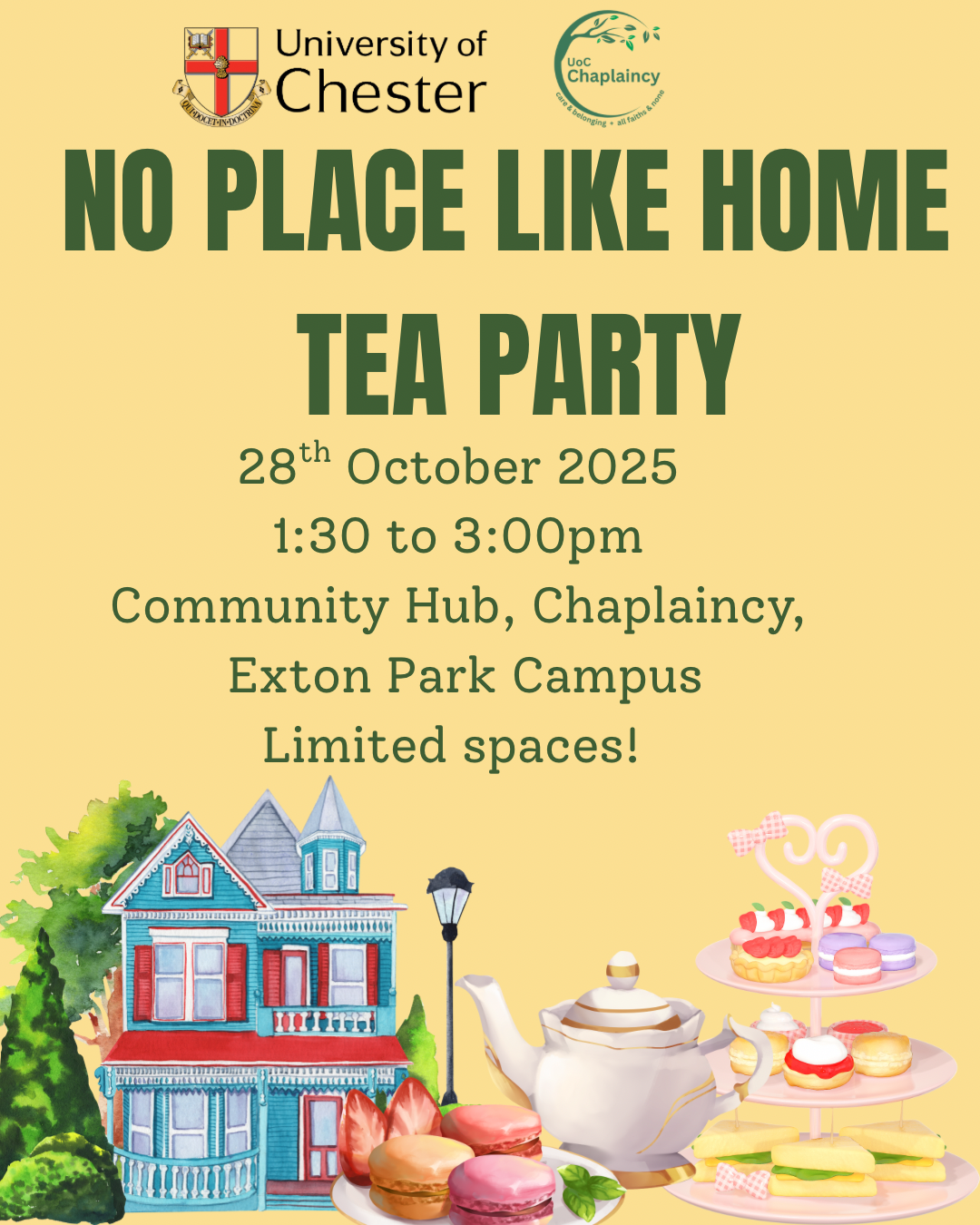 🍵✨ No Place Like Home – Tea Party! 🌍💛