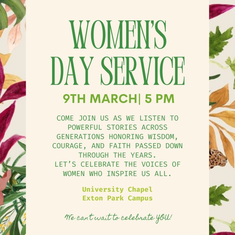 Chaplaincy: Women’s Day Service