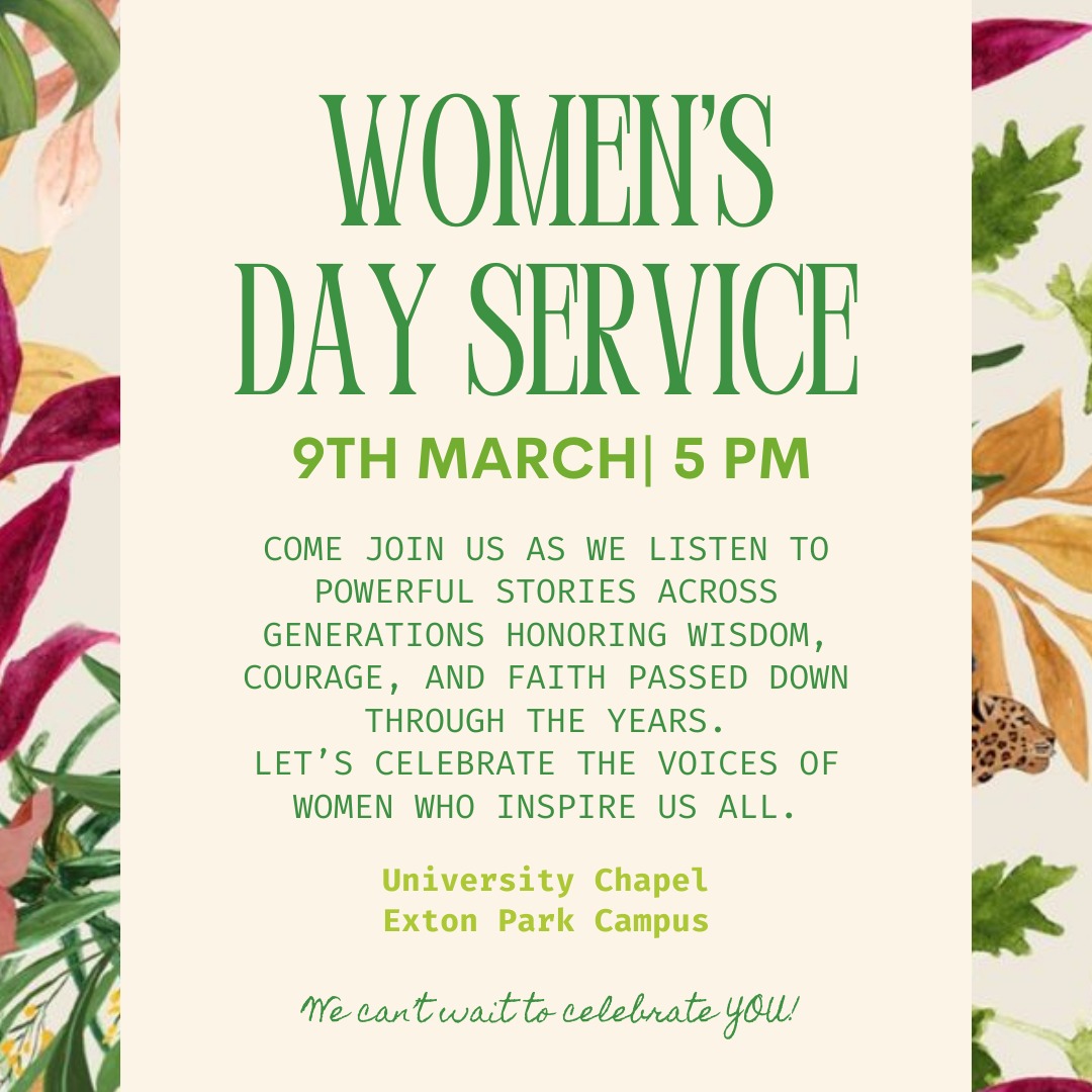 Chaplaincy: Women’s Day Service