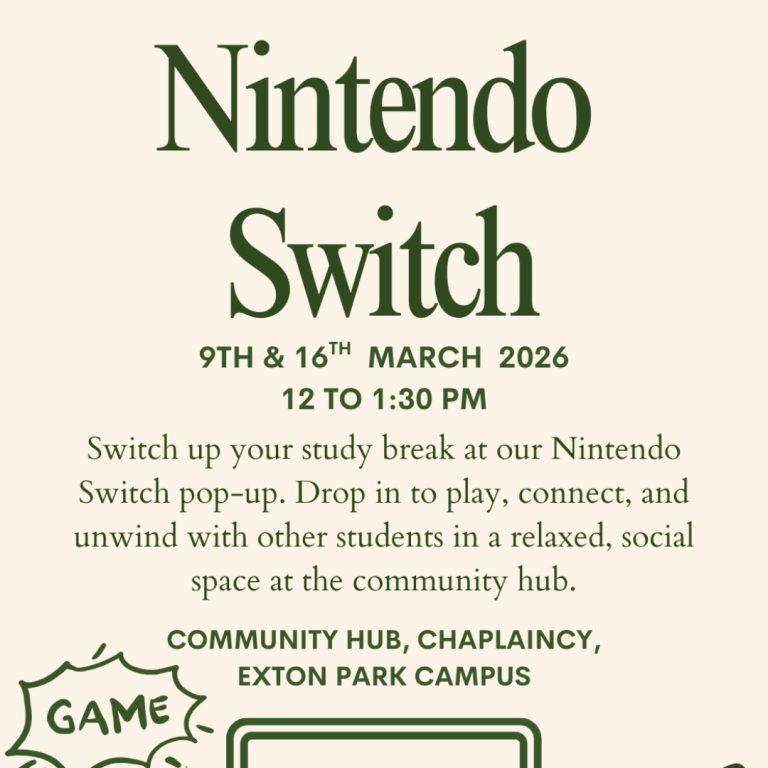 Chaplaincy: Nintendo Switch