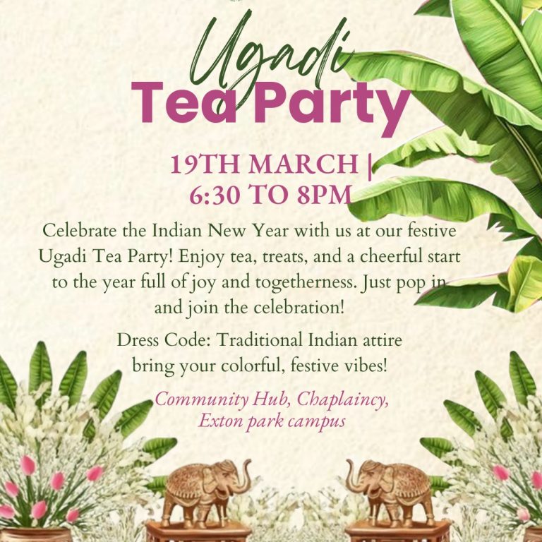 Chaplaincy: Ugadi Tea Party